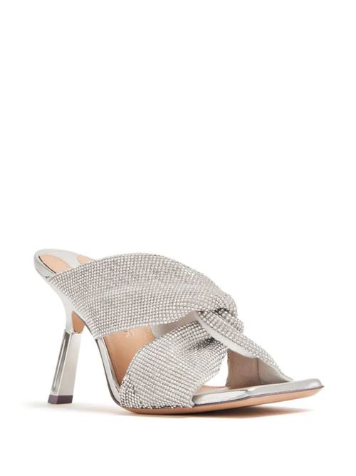 Woman silver sandals Sebastian Milano | SE1175SILVER